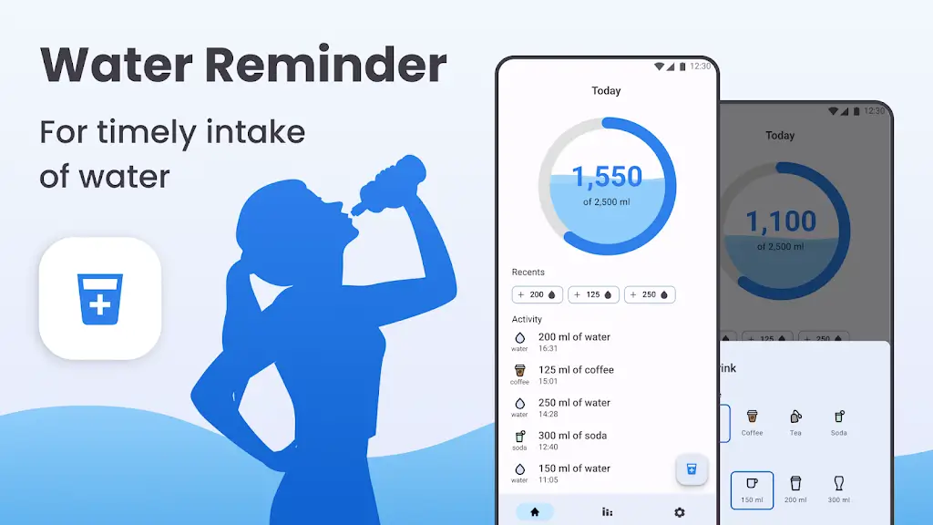 Water Tracker – Drink Reminder