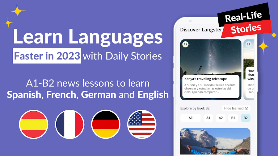 Learn Languages with Langster