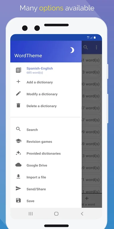 My dictionary – WordTheme Pro