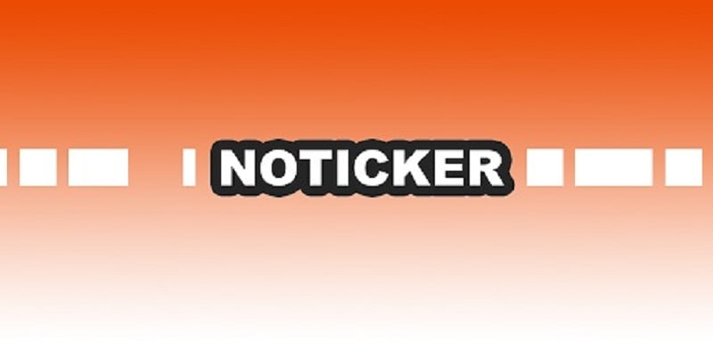Noticker – Notification Ticker