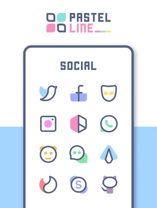 PastelLine IconPack