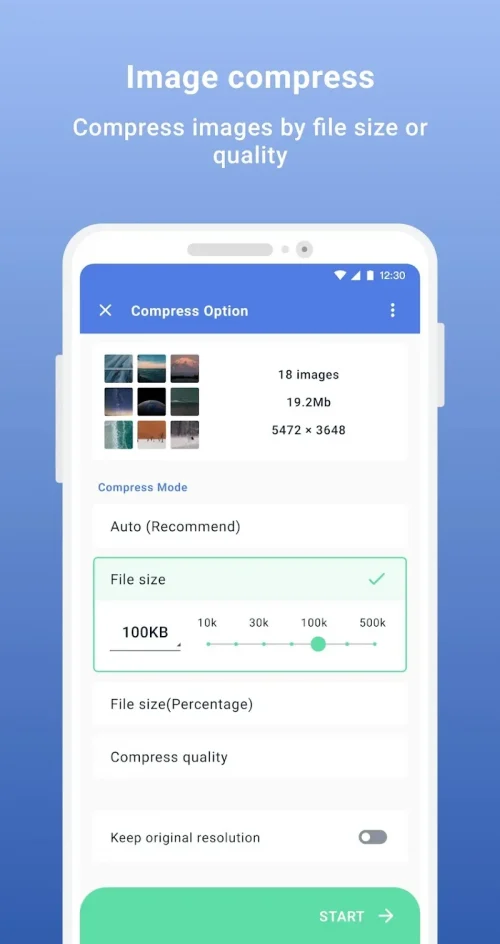 Image Compress and Resize