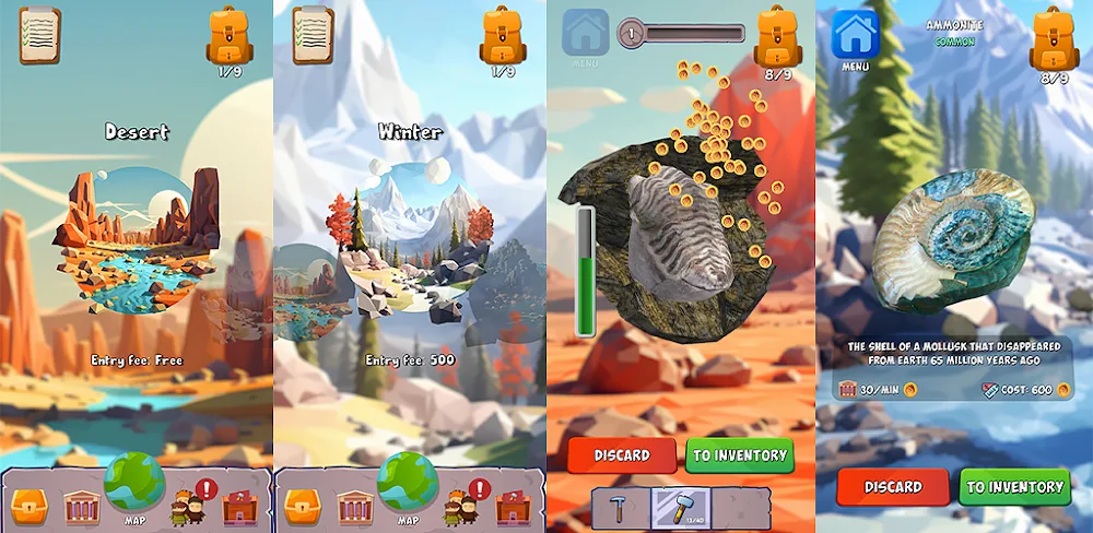 Dino & Fossil Hunter Tap Idle