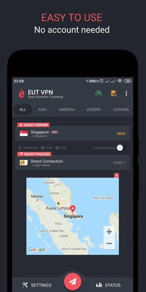 EUT VPN – Easy Unli Tunneling
