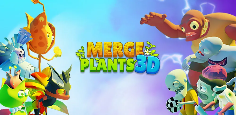 Merge Plants 3D-Garden Defense