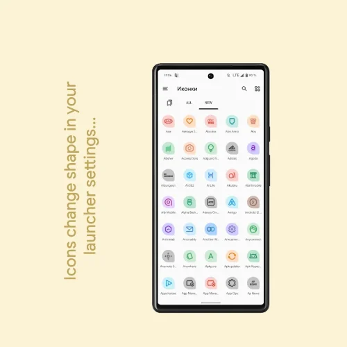 Pix Material Colors Icon Pack