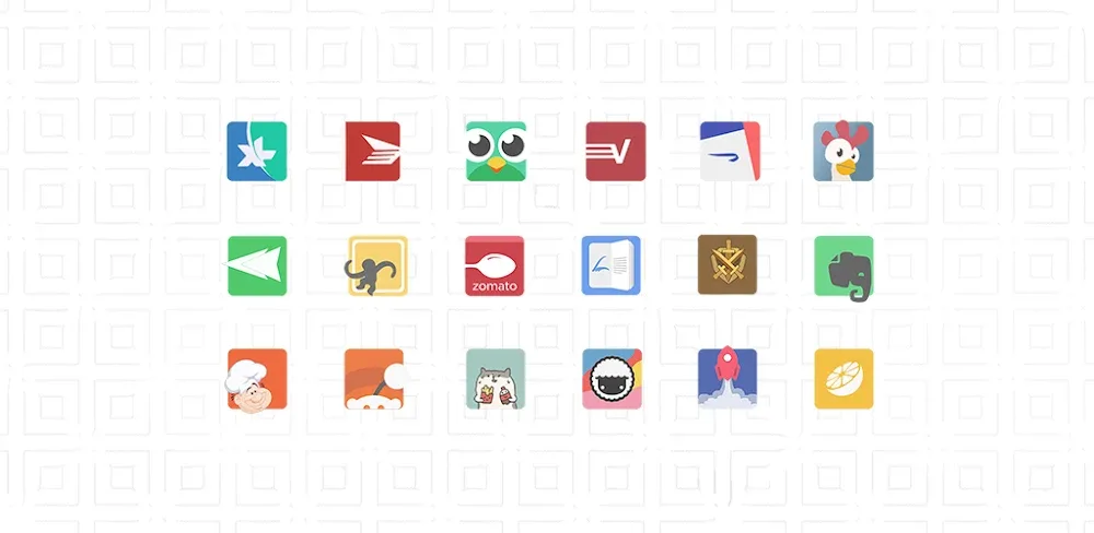 Squared – Square Icon Pack