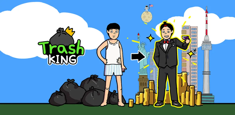 Trash King: Clicker Games