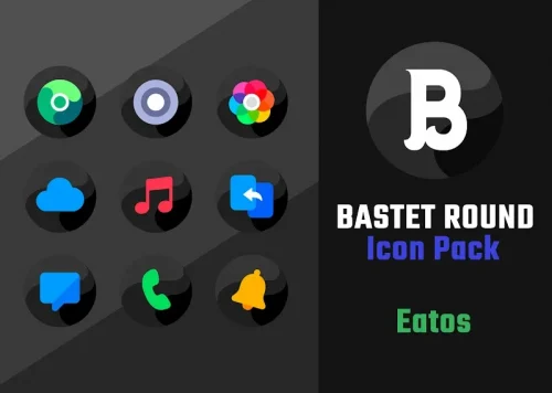 Bastet – Icon Pack (Round)