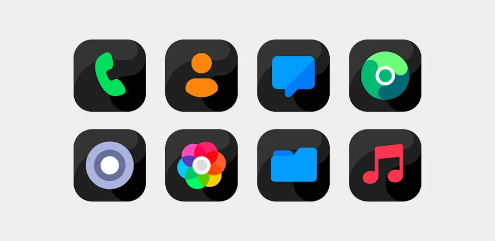 Bastis Black – Icon Pack