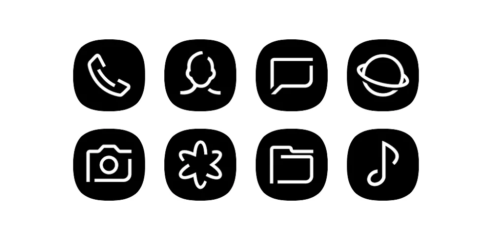 Blaux Black – Icon Pack