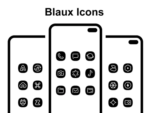 Blaux Black – Icon Pack