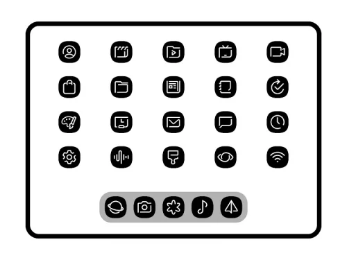 Blaux Black – Icon Pack