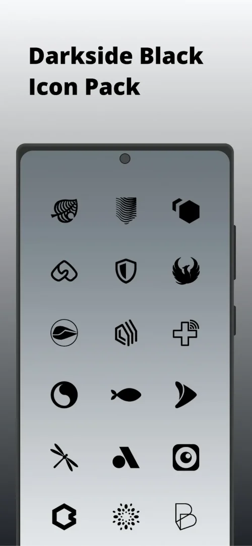 Darkside Black – Icon Pack