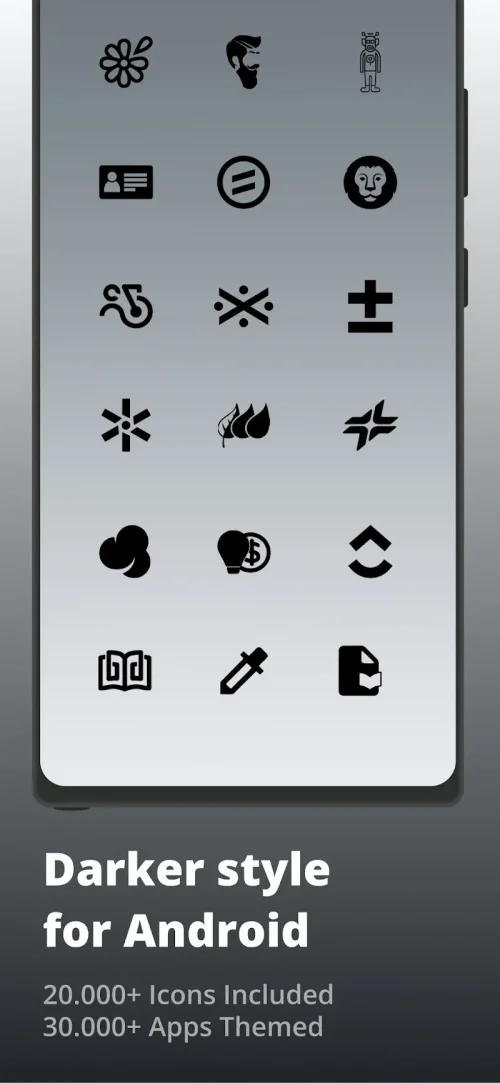 Darkside Black – Icon Pack