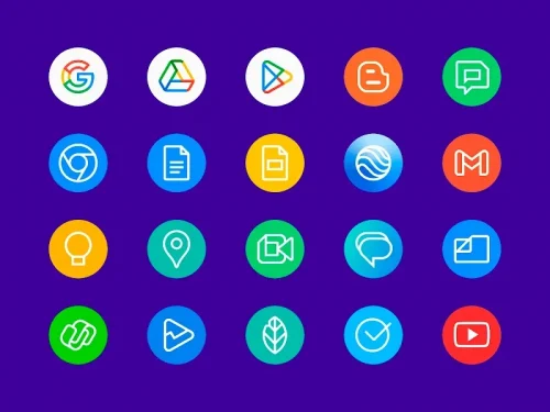 Delux – Icon pack (Round)