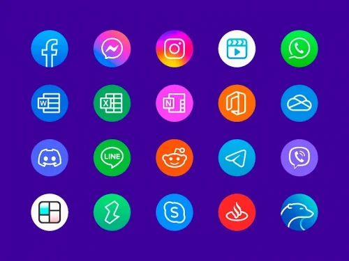 Delux – Icon pack (Round)