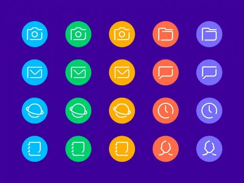 Delux – Icon pack (Round)
