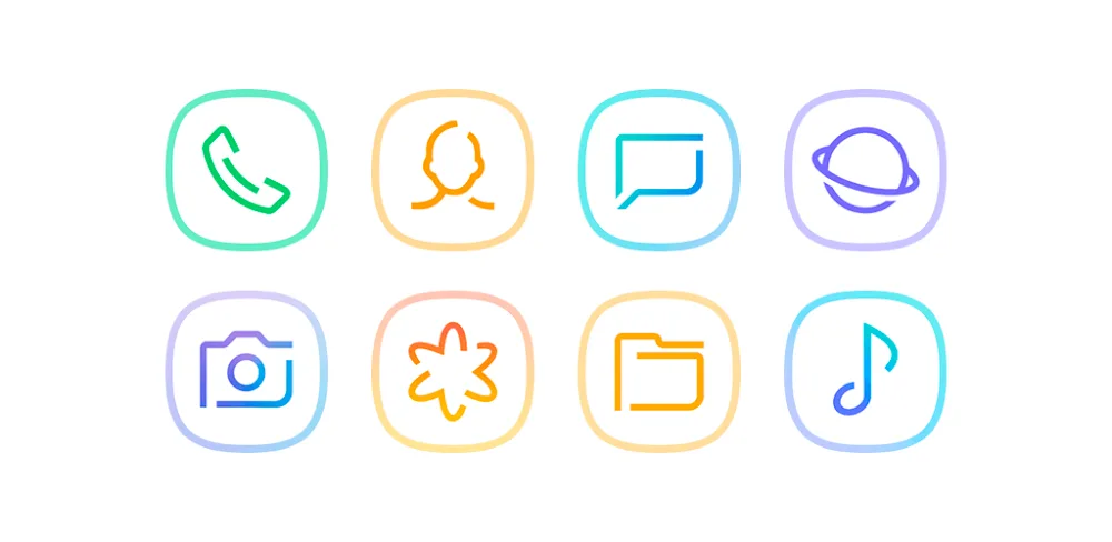 Eurux White – Icon Pack