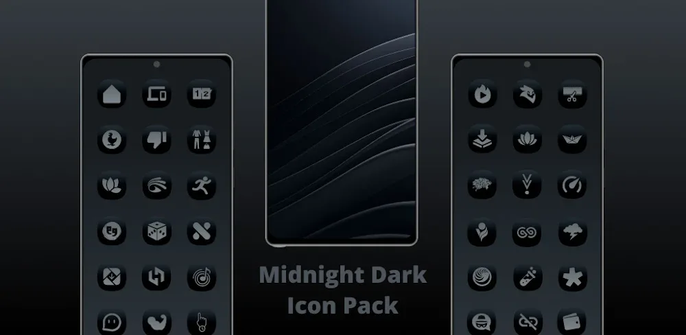Midnight Dark – Icon Pack