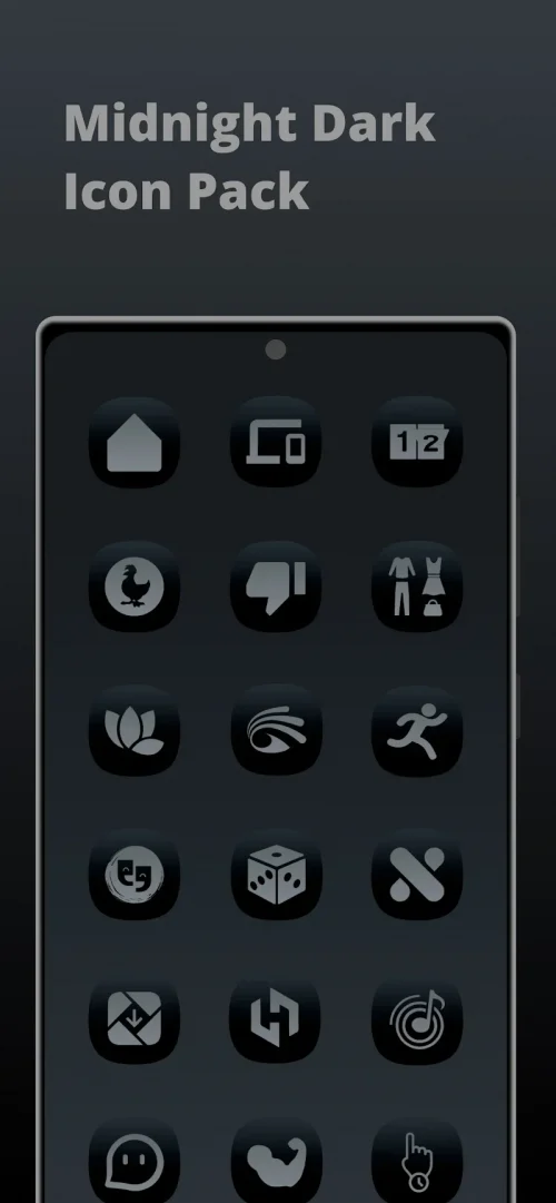 Midnight Dark – Icon Pack