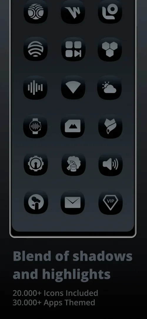 Midnight Dark – Icon Pack