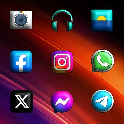 Oxigen 3D – Icon Pack