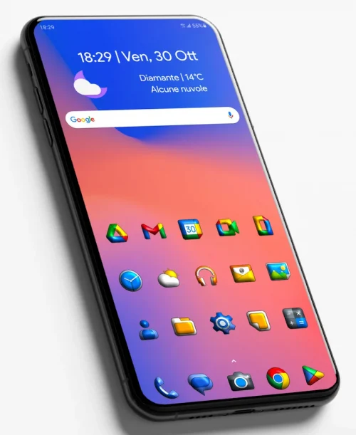 Pixly Limitless 3D – Icon Pack