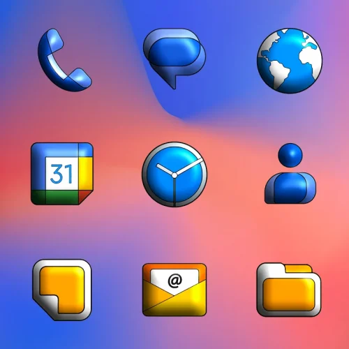 Pixly Limitless 3D – Icon Pack