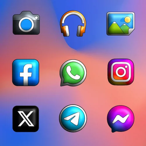 Pixly Limitless 3D – Icon Pack