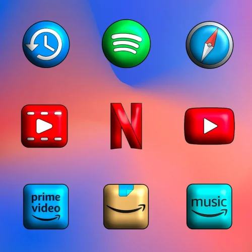 Pixly Limitless 3D – Icon Pack