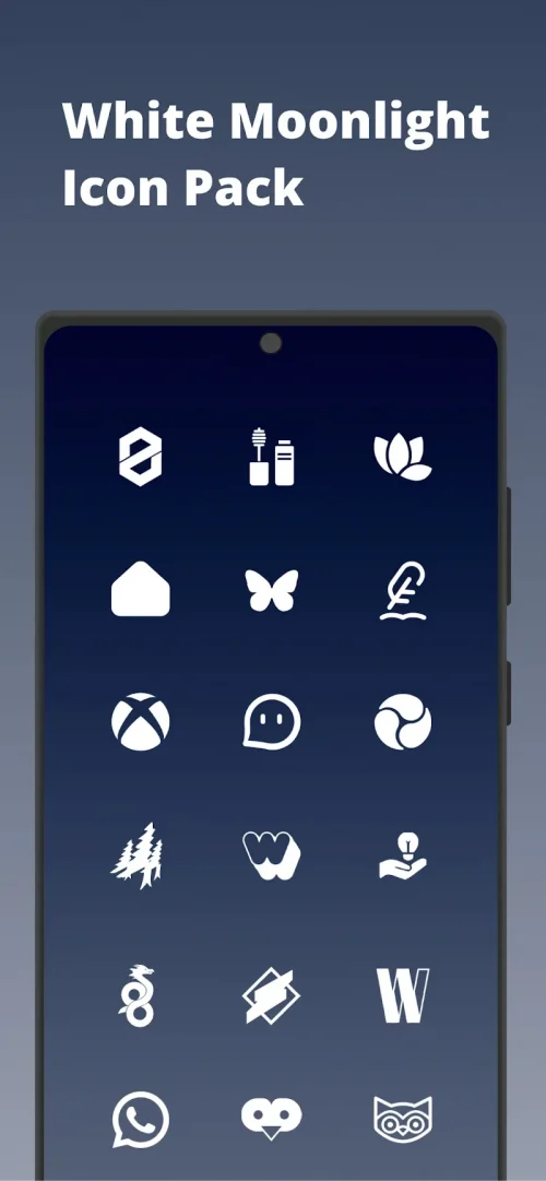 White Moonlight – Icon Pack