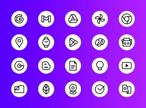 Whiux – Icon Pack (Round)