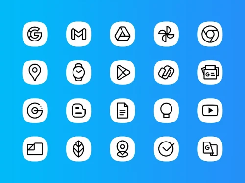Whiux White – Icon Pack