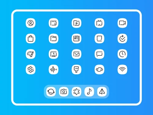 Whiux White – Icon Pack