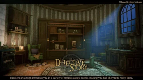 3D Escape Room Detective Story