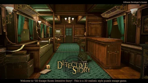 3D Escape Room Detective Story