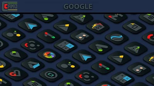 Camo Dark Icon Pack