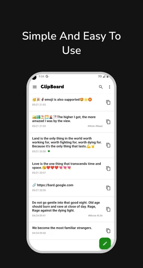 Clipboard – Copy Paste & Notes