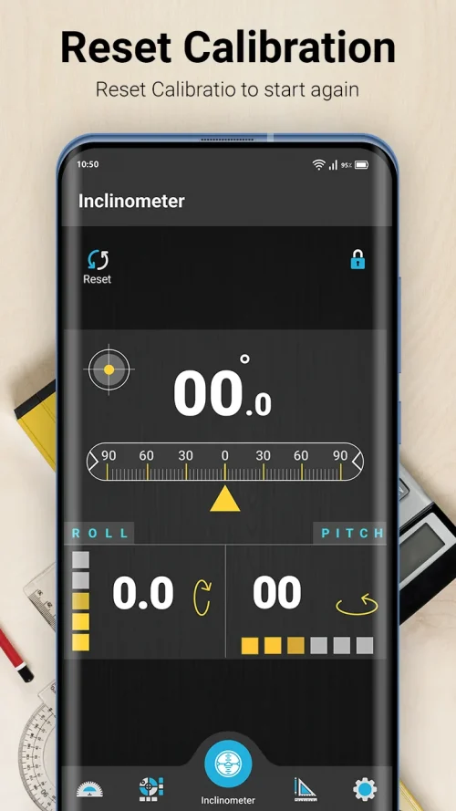 Inclinometer &  Bubble Level