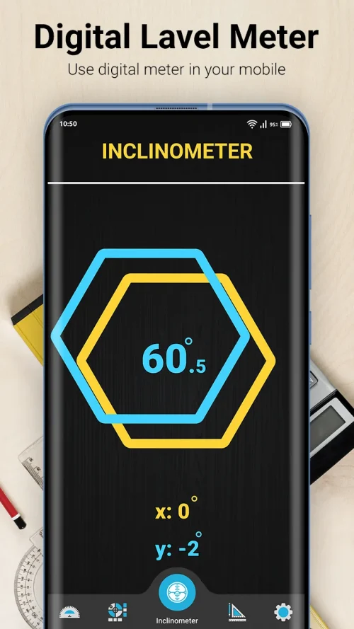 Inclinometer &  Bubble Level