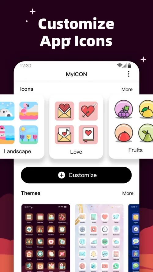 MyICON – Icon Changer, Themes