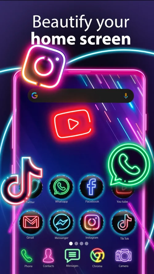 Neon Icon Designer App