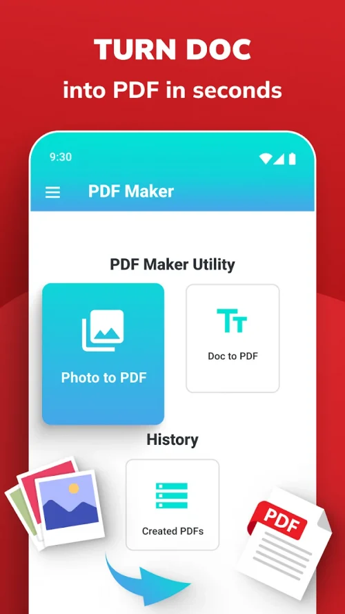 PDF Maker/Reader: Photo to PDF