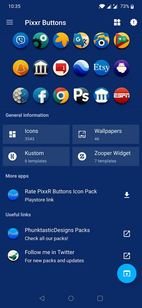 PixxR Buttons Icon Pack