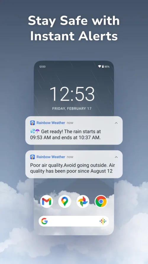 Rainbow Weather: Rain Tracker