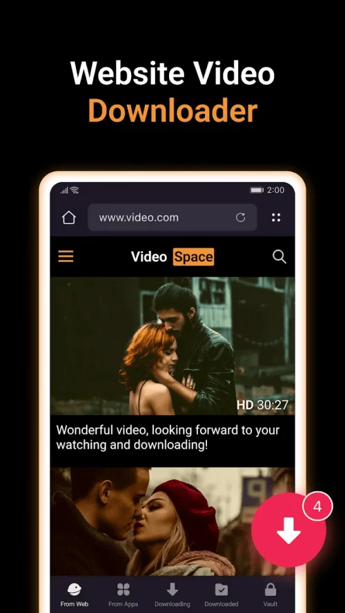 X Video Downloader & Player