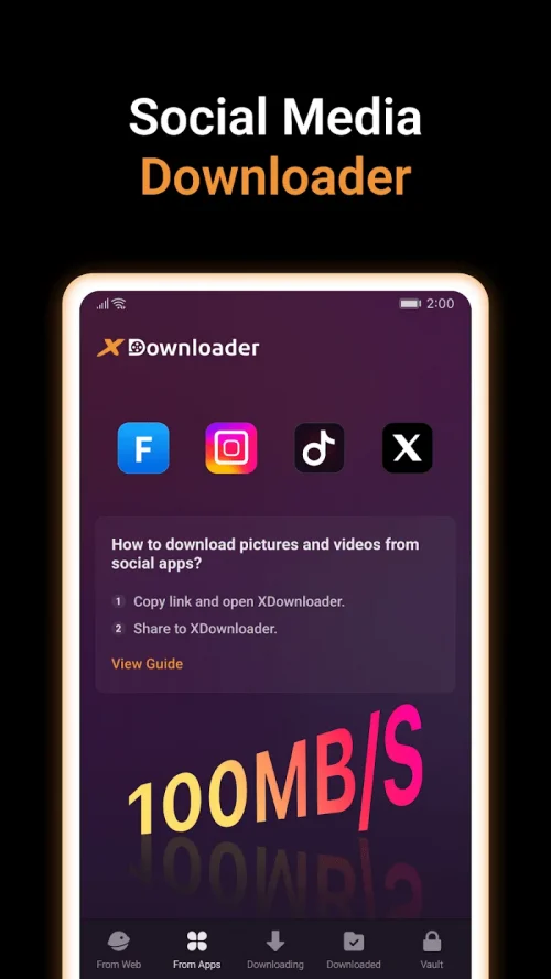 X Video Downloader & Player