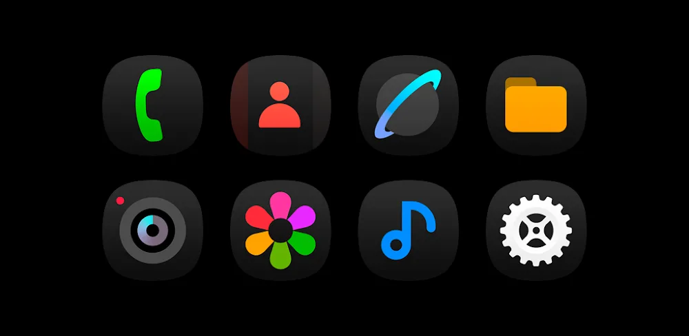 OnePro Dark – Icon Pack