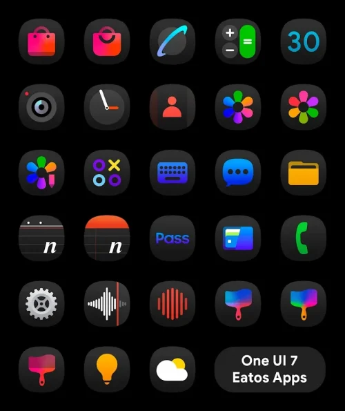 OnePro Dark – Icon Pack